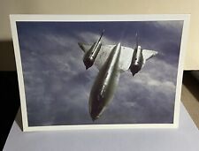 USAF Brian Shul Autograph SR-71 Final Flight Jet Aircraft Greeting Card ref#a picture