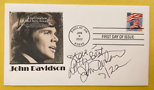 SIGNED JOHN DAVIDSON FDC AUTOGRAPHED FIRST DAY COVER - THAT'S INCREDIBLE picture