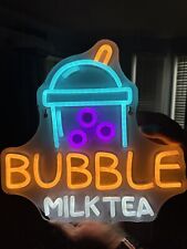 Bubble Tea LED Neon Sign - New  picture