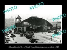 OLD 6 X 4 HISTORIC PHOTO OF ATLANTA GEORGIA THE UNION RAILROAD DEPOT c1920 picture