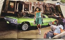 Vintage Kool Cigarettes Poster Woman Car Green Impala Lowrider Promo 2006 picture