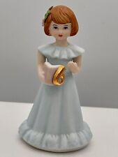 Vintage Enesco Age 6 SIX Growing Up Birthday Girls Figurine picture