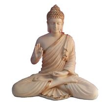 Large 14-Inch Meditating Beige Buddha Statue - Home, Garden, Gift & Office Decor picture