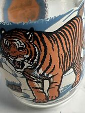 Welch's Jelly Jar Glass Siberian Tiger WWF Endangered Species series 5 picture
