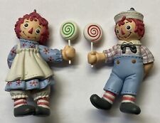 Vintage Hallmark Keepsake Ornament Raggedy Ann and Andy Sweet Memories 2006 picture