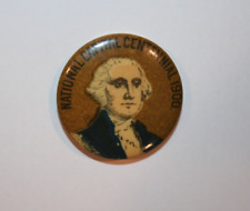 1900 George Washington Campaign Political Button Pinback Pin Capitol Centennial picture