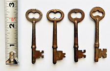 Lot of 4 Vintage Skeleton Keys Stamped 41 86 98 - Cool Vintage picture