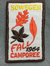 (91)  Boy Scouts -  1964 Sowegen Fall Camporee  patch picture
