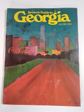 Georgia Brown's Guide Magazine Vtg 1981 Rare Ads ATL Eatonton Conyers Milstead  picture