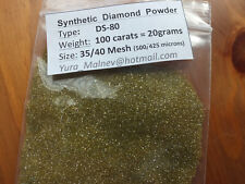 Diamond Powder 40/45 Mesh, 40 Grit, 355/425 Micron; Weight = 100 cts = 20 Grams picture