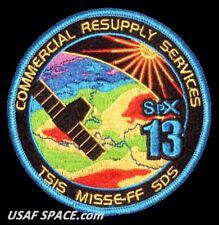 Authentic SPX-13 -SPACEX CRS-13 NASA COMMERCIAL ISS RESUPPLY A-B Emblem PATCH picture