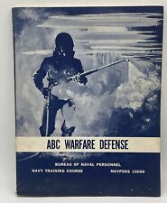 VNTG 1960 BUREAU OF NAVAL PERSONNEL ABC WARFARE DEFENSE BOOK NAVPERS 10099 picture