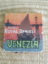 AUTHENTIC VTG HOTEL ROYAL DANIELI,VENEZIA CERAMIC COASTER.CHECK PHOTOS FOR CONDI picture