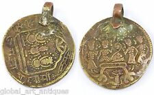 Rare vintage temple token Old collectible ram token amulet pendant. G29-67  picture