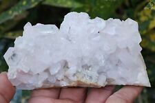 White Crystal Cluster Healing Rough Stone 210 gm Himalayan Samadhi White Quartz picture