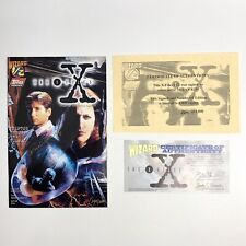 Wizard Presents: The X-Files #1/2 1996 Topps Comic Signed With Coa picture