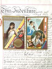 Two Antique Victorian Trade Cards 1882 Boraxine J.D. Larkin & Co. picture