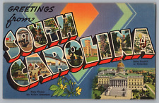 Postcard Greetings From South Carolina, Large Letter picture