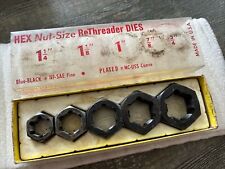 VINTAGE SNAP ON TOOLS HEX RETHREADING DIES No. TRC5 NF Fine picture