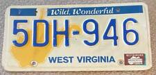 West Virginia 1984 License Plate # 5DH-946 picture