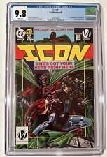 Icon #1 - $1.50 Variant - CGC 9.8-1st Appearance Slabbed On 5/16/2024 picture