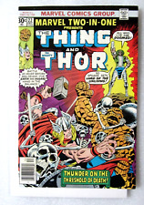 MARVEL TWO - IN - ONE #22 - BRONZE AGE COMIC - THING, THOR, SETH- BAGGED & BOARD picture