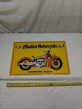 Vintage Indian Motorcycles Authorized Dealer Sign picture