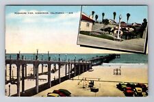 Oceanside CA-California, Pleasure Pier, c1956 Antique Vintage Souvenir Postcard picture