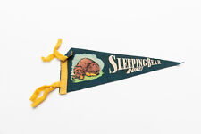 Vintage Sleeping Bear Dunes Michigan Souvenir Felt Pennant 12