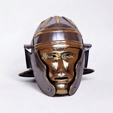 Medieval Roman Cavalry Helmet with brass face mask/Halloween/Christmas Gift Item picture
