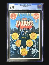 New Teen Titans Annual #2 DC 1983 CGC George Perez Art 1st App. of Vigilante picture