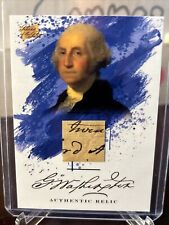 George Washington POTP-8 2023 Pieces Of The Past 7 Year 2 Authentic Relic Card picture
