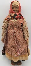 Antique Soviet Ryasan District Woman Stockinette Doll Made in Russia picture