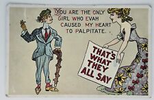 Sarcastic Valentine Love Romance Adult Humor Vintage postcard picture