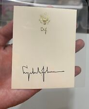 President Lyndon B. Johnson Signed Bookplate picture