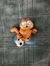 1980's Vintage Garfield Kicking Soccer Ball Toy ⚽️ 🐱 picture