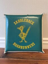Vintage 80s Saddleback High School Roadrunners Bleacher Seat Cushion Santa Ana picture