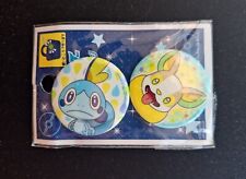 Official Limited Nintendo Pokemon Sobble Yamper Luminous Badge glow in dark Pin picture