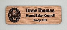 Custom Boy Scouts of America Name Tag with Eagle Scout logo picture