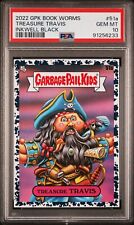 2022 Garbage Pail Kids Book Worms Treasure Travis #51a Inkwell Black PSA 10 GPK picture