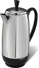 Electric Coffee Percolator, Stainless Steel Basket, Automatic Keep Warm，12 Cup picture