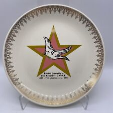 Rebekah Assembly New Hampshire, I.O.O.F.  1897-1972 75th anniversary plate picture