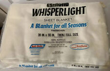 Vtg Chatham Whisperlight Sheet Blanket Esmond Twin Full Size 70” X 90” New picture