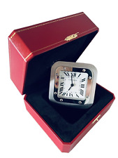 *** Cartier Santos large Heavy Clock  A+= Condition With Box /Paper work *** picture