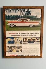 Vintage 1957 The Big Mercury Dream Car Wall Print Advertisement Decor Framed picture