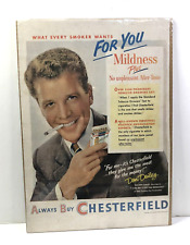 1951 Full Page Magazine Print ad- Chesterfield Cigarettes - Dan Dailey picture