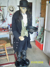 Vintage Gemmy Edwardian Butler Halloween,  Animated Prop, Works Perfectly picture