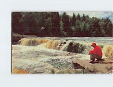 Postcard Lower Falls of the Tahquamenon River Michigan USA picture