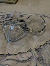 Tiffany & Co. Heart Lead Crystal Box Glass Case Elsa Peretti Valentine love Gift picture