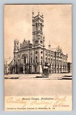 Philadelphia PA-Pennsylvania Masonic Temple c1907 Vintage Souvenir Postcard picture